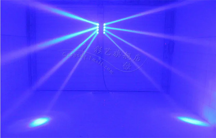 2 шт./лот LED движущаяся голова Паук свет 8х12 Вт rgbw 4в1 луч сценическое Освещение dj