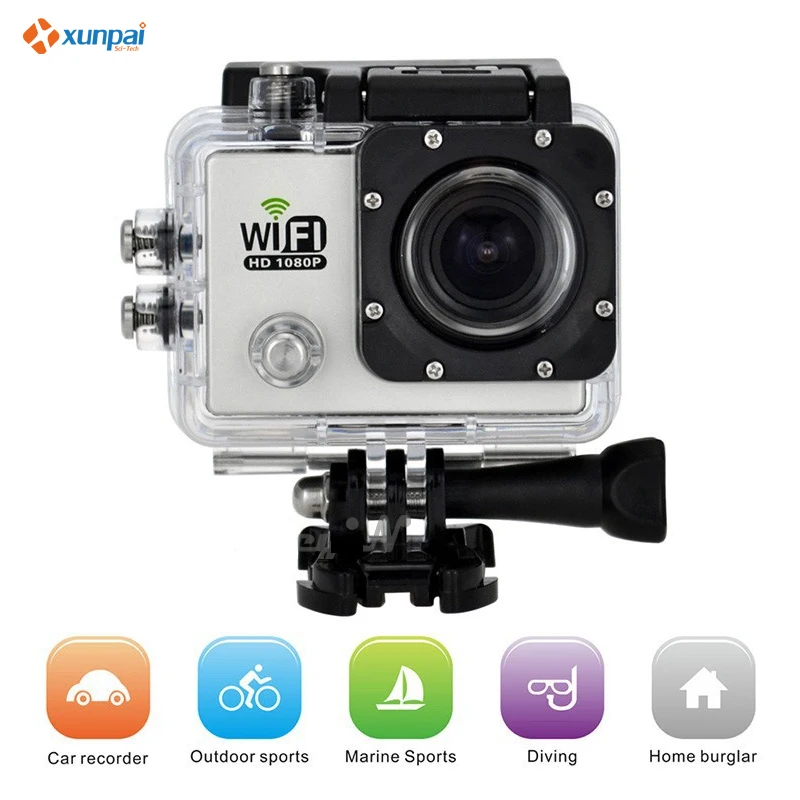 Горячая распродажа SJ6000 wi fi спортивная камера 1080 P Full HD 30FPS 170 град. объектива