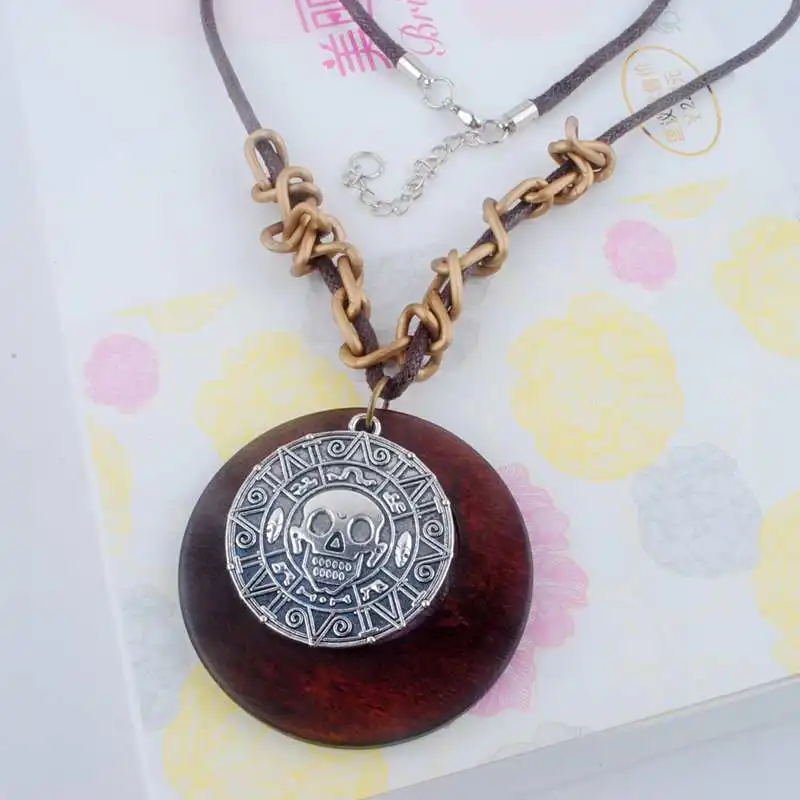 Винтажное ожерелье в античном стиле длинная веревочная цепочка подвеска виде