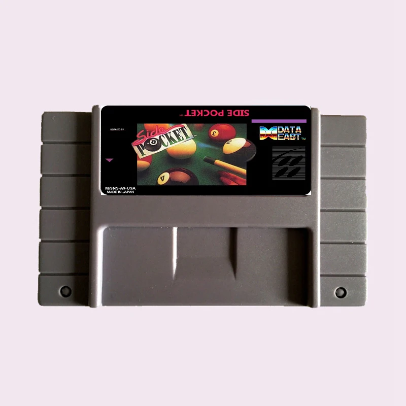 Высококачественная 16-битная боковая карманная большая серая игровая карта NTSC