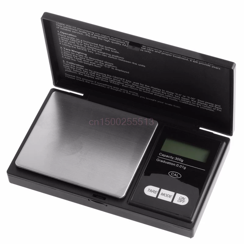 

Mini Digital Scale 300g/0.01g LCD Electronic Gold Jewelry Pocket Gram Weight New