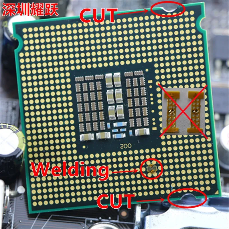 ПК компьютер Intel Xeon E5440 SLANS CO четырехъядерный процессор близкий к ЦПУ LGA775 работает