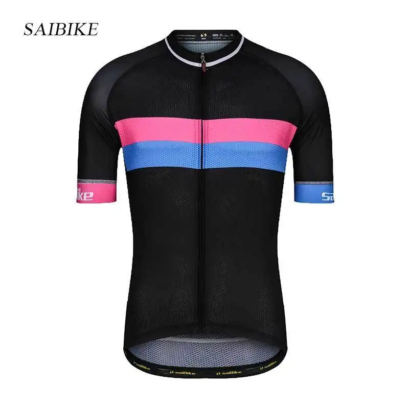 Saibike Велоспорт Джерси новые мужские летние велосипед с коротким рукавом дорожный мотоцикл mtb спортивная одежда дышащий Размер XS-5XL