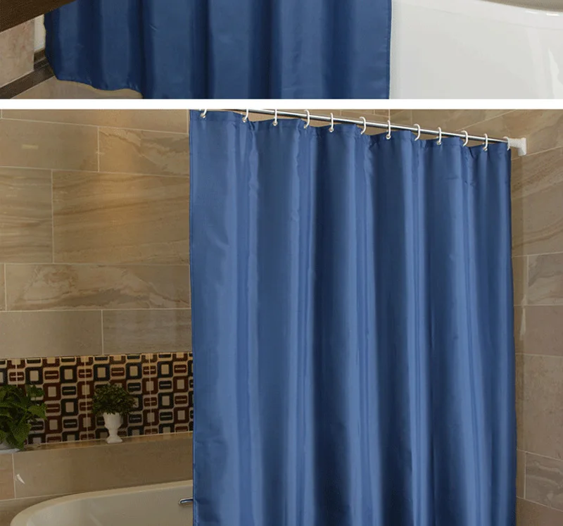 GIANTEX NavyBlue занавеска для ванной из полиэфира водостойкая занавеска для душа s для ванной комнаты Cortina Ducha rideau de douche douchegordijn