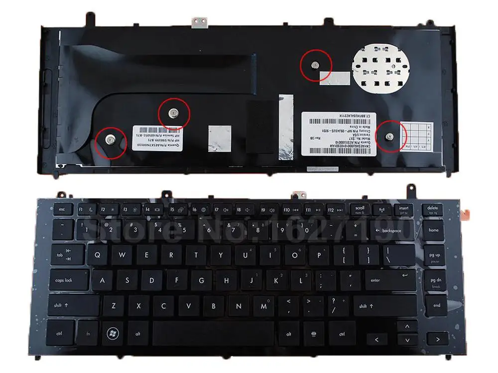 US клавиатура для HP 4421S 4420S глянцевая рамка черная новая клавиатура для ноутбука