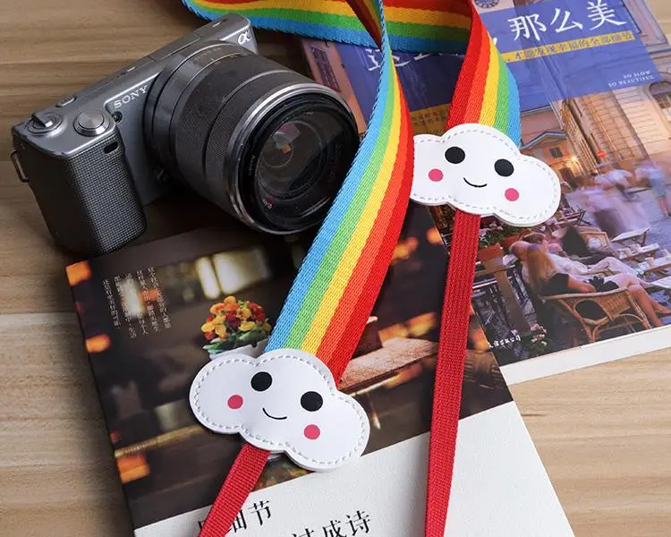 Минни Ремень DSLR SLR Камера плечевой ремень шейный Камера ремешка подходит для всех Canon Nikon sony Pentax Fuji Leica 550d 60d d7000
