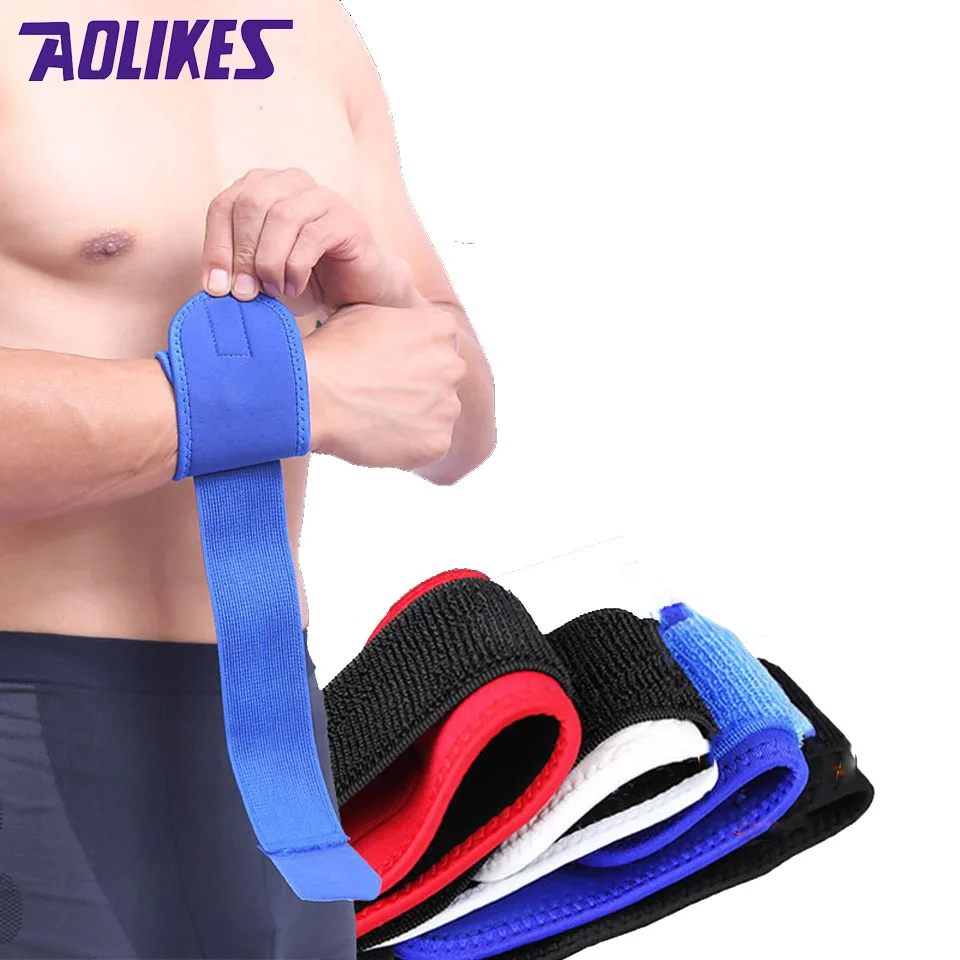 AOLIKES 1 пара обмотка для поддержки запястья Bracer защитный напульсник спортивные