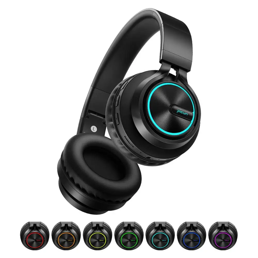 Беспроводные наушники B6 Bluetooth 5 1 12 часов проигрывания стерео светящиеся с
