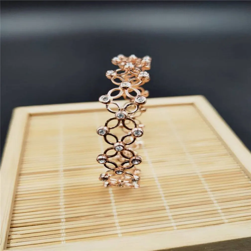 Волшебная 2 в 1: складной выдвижной кольцо браслет 925 серебряный телескопическая