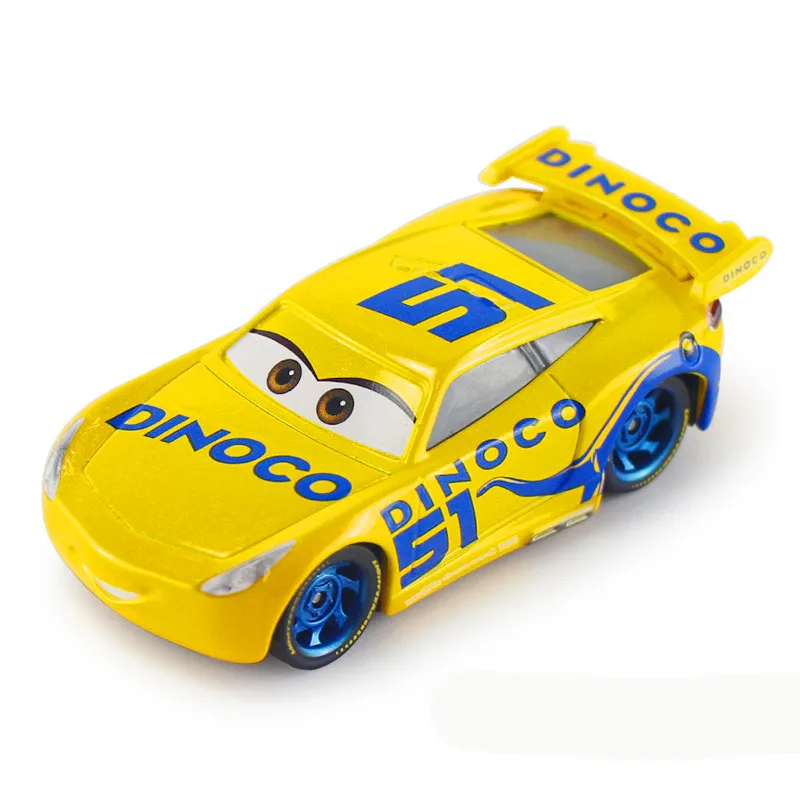 5 шт./компл. Pixar тачки 3 Молния Маккуин 1:55 литой игрушечный автомобиль пластиковые
