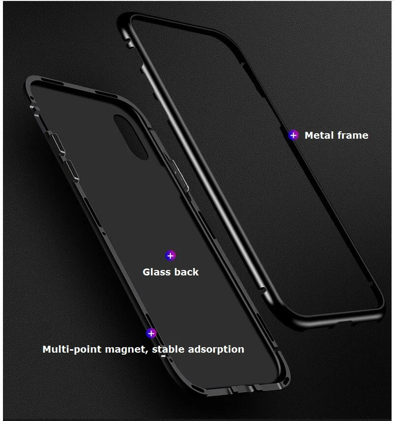 Подходит для мобильного телефона samsung s10/A60/A70/A50 металлический прозрачный стеклянный чехол