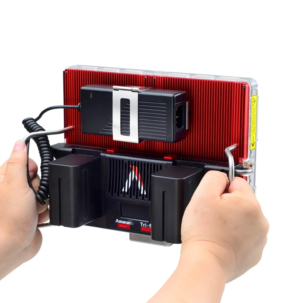 Светодиодная студийная осветительная панель Aputure Amaran 6 шт. батарея NP F970 легкая