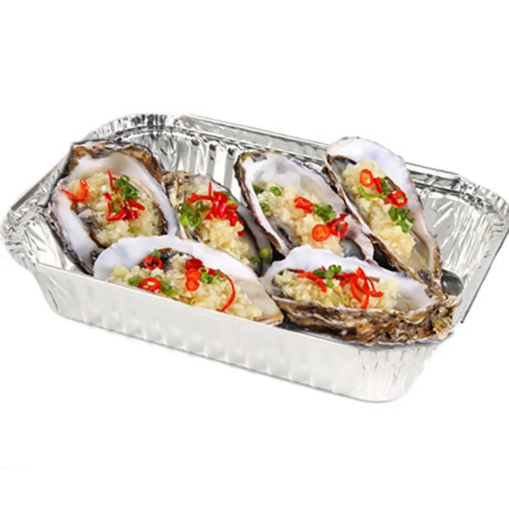 10 шт./компл. одноразовый поднос для капельной кастрюли барбекю алюминиевые