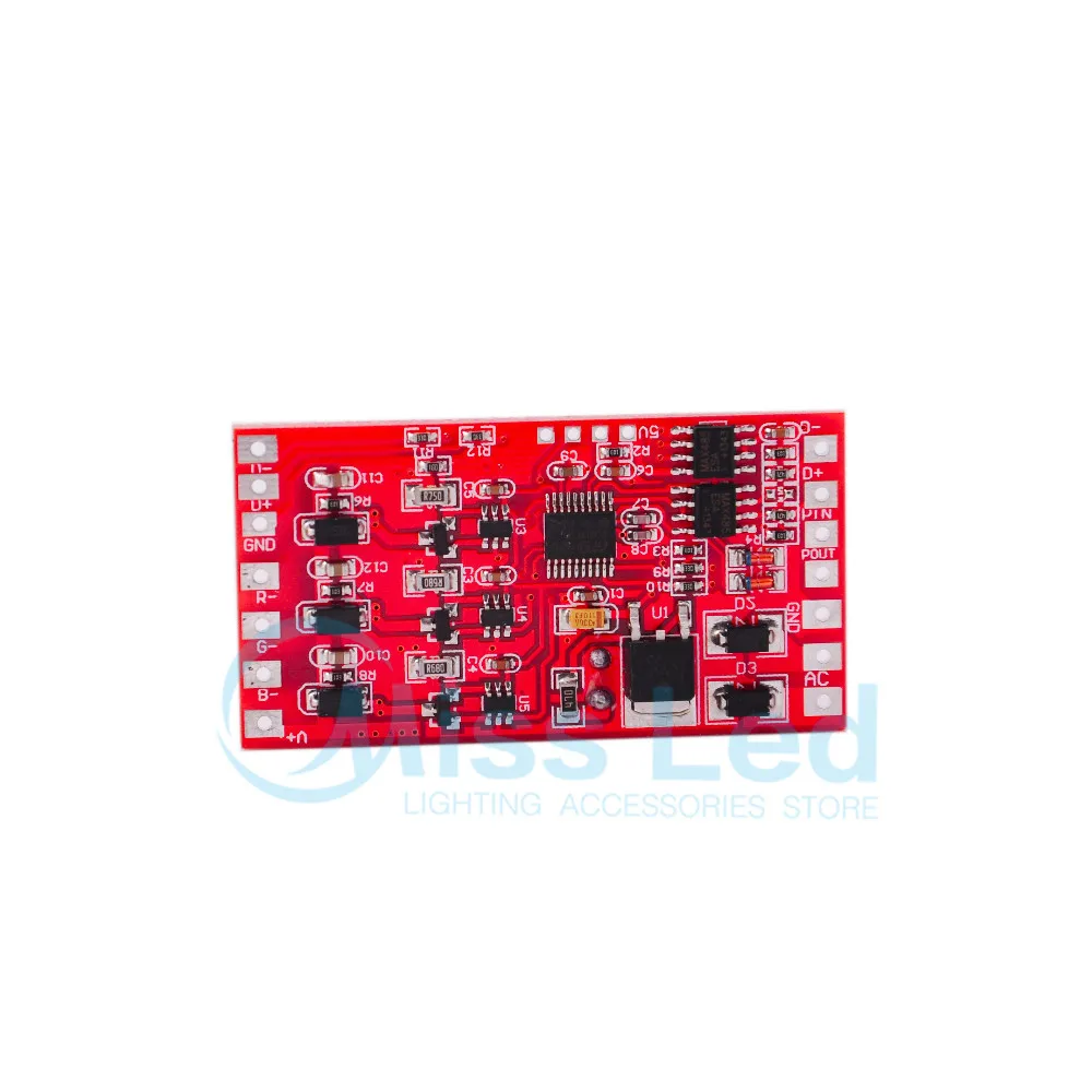 DM-100AC-300ma, DMX512/1990,3 каналов DMX постоянного тока декодер, AC9-32V вход переменного тока, 300ma* 3 выходной канал