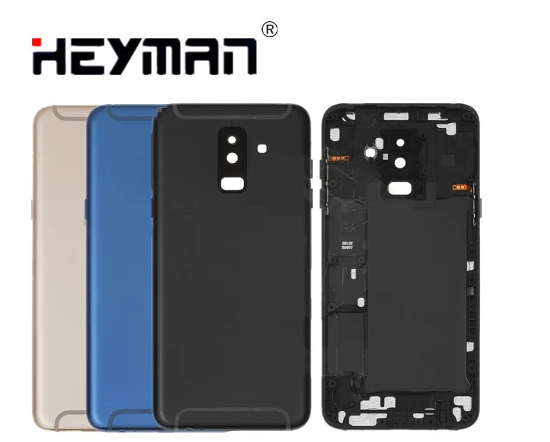 Задняя крышка корпуса для samsung A605F Dual Galaxy A6+() Задняя крышка корпуса корпус под светодиод рамка задняя крышка чехол Замена двери