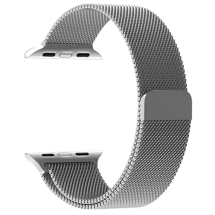 Магнитный Миланский ремешок на запястье для Apple Watch 4 Band 38/40mm4 2/44 мм браслет из