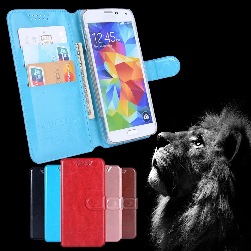 Кожаный чехол-книжка для ZTE V7 Lite кожаный чехол-кошелек чехол Blade V7Lite V6 Plus V0720 5 0 &quot