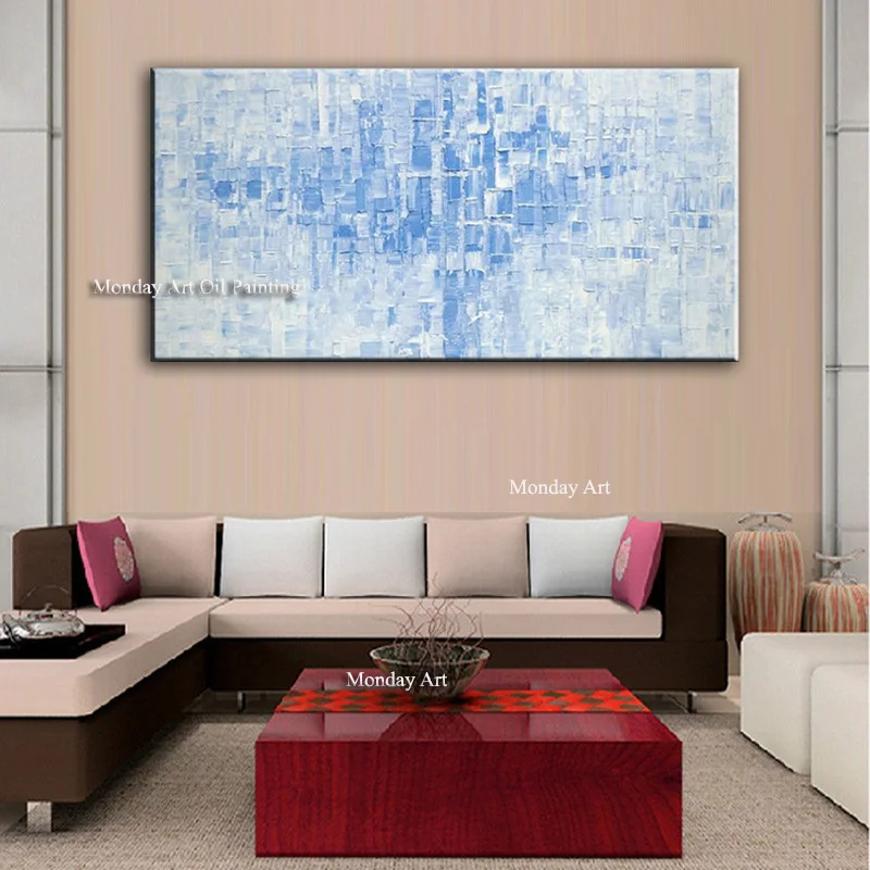 Высокое Качество Ручная роспись Современная Абстрактная живопись маслом