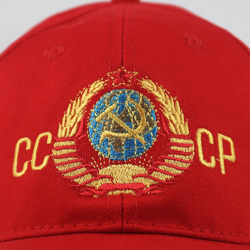 Новинка CCCP СССР Бейсболка унисекс Регулируемый хлопок CCCP вышивка snapback шляпа модные кепки спортивные шапки для мужчин