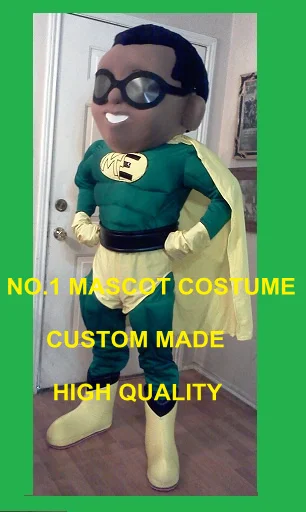 comprar Super-herói Mascote Mascarado Menino Traje Adulto Tamanho Personagem Dos Desenhos Animados Venda Quente Carnaval Anime Cosply Fantasia Vestido Mascote Terno 1727