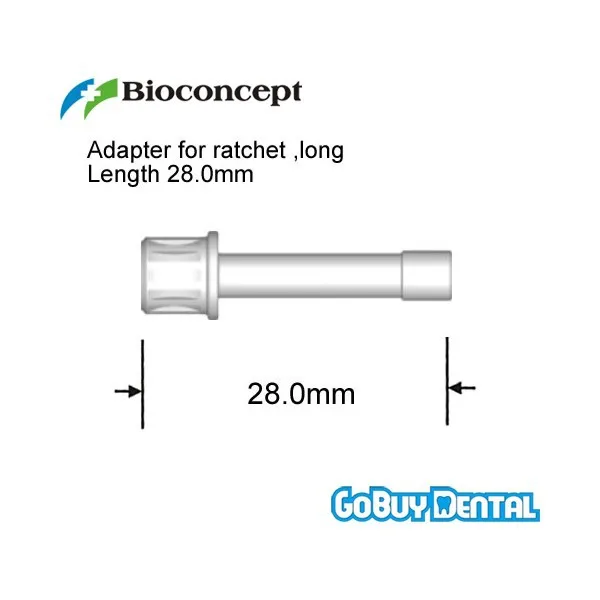 Straumann Compatible Dental Implant Instruments Adapter for ratchet long L28.0mm 055030 | Красота и здоровье