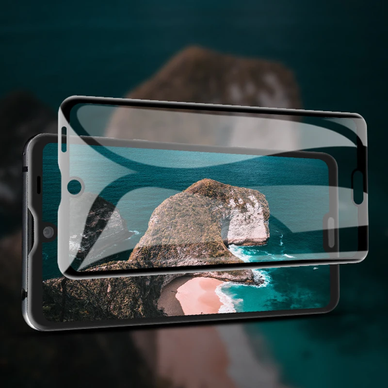 3D изогнутое закаленное стекло для Sharp Aquos R3 Защитная пленка экрана | Мобильные