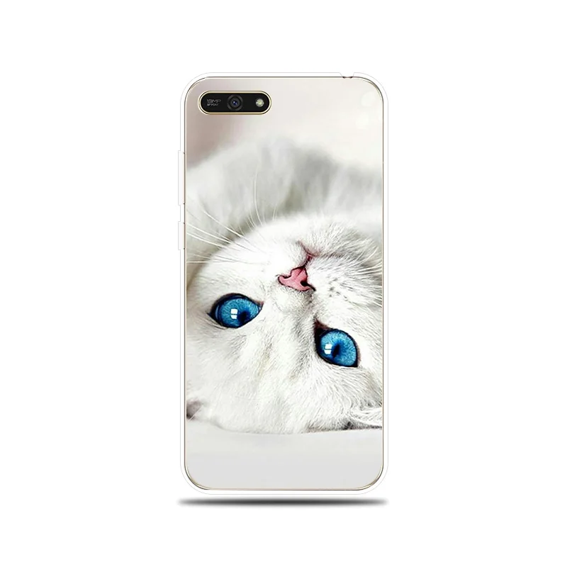 Cute Pet Cat Patterned Silicone Case For Huawei Honor 5A 6X 7X 7A Pro 7C 7S 8C 8X Soft Cover 8 9 10 Lite |