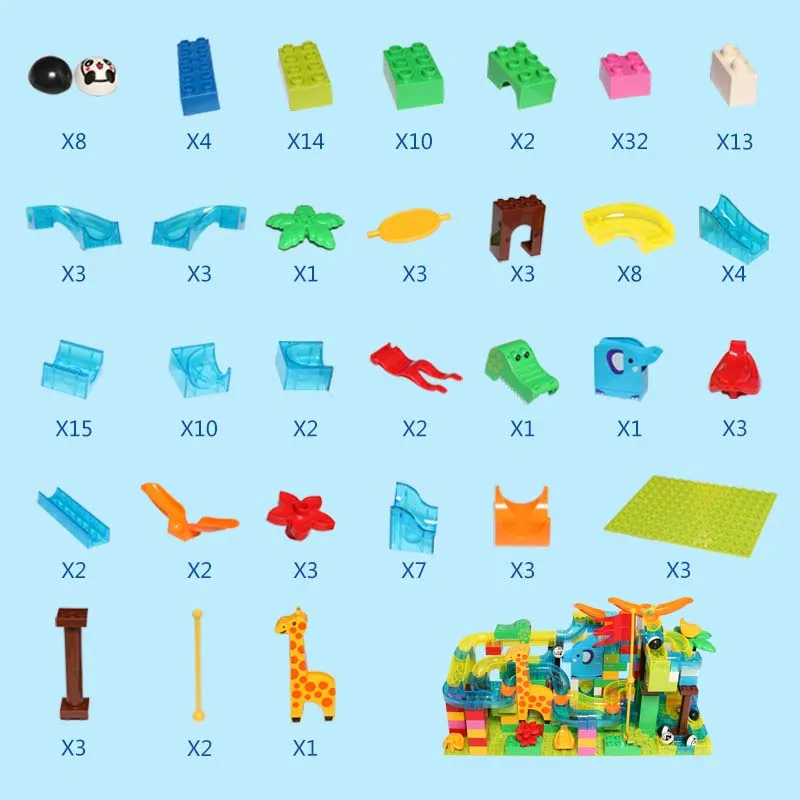 Детский конструктор Marble Race Run строительные блоки | Игрушки и хобби