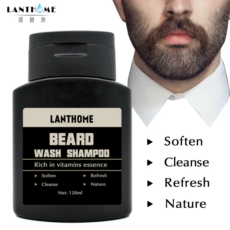 1PC Lanthome Vitamin Hair Beard Care Men's Cleaning Assistance Machine Moisturiser Deep Cleansing Wash Shampoo | Красота и