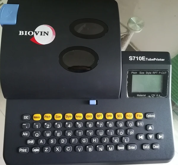 Чернильная лента оболочка фотография черный для BIOVIN S710E кабель ID принтер