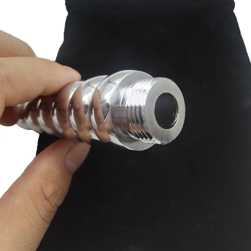 Анальная клизма camaTech с 7 бусинами для очистки душа нержавеющая сталь