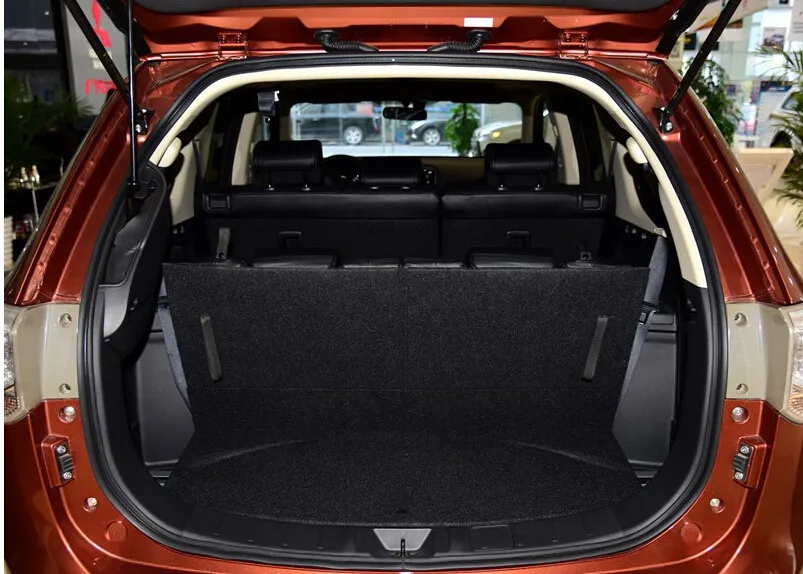 Хорошее качество! Специальные коврики для багажника для Mitsubishi Outlander 7 мест-2013 водонепроницаемые коврики для багажника