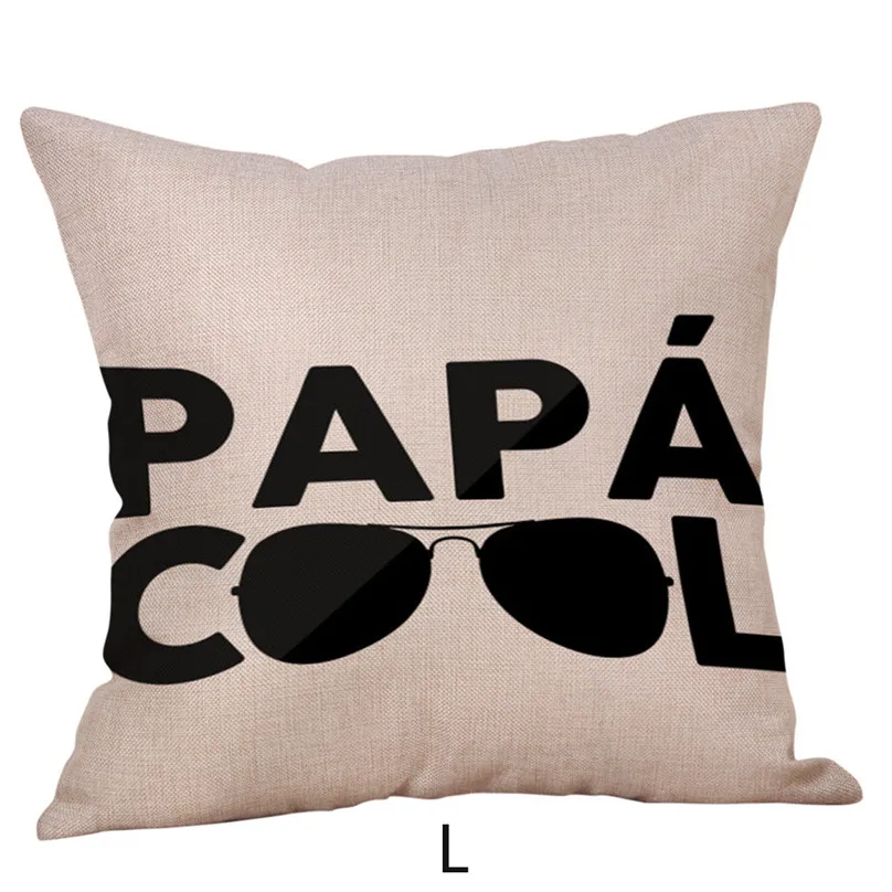 Наволочка 45*45 см наволочки на день счастливого отца подарочные для подушки