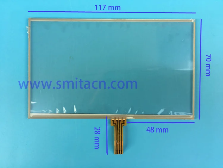 5-дюймовый сенсорный экран для HSD050IDW1 117*70 навигация HL980 GPS/MP4 бесплатная доставка |
