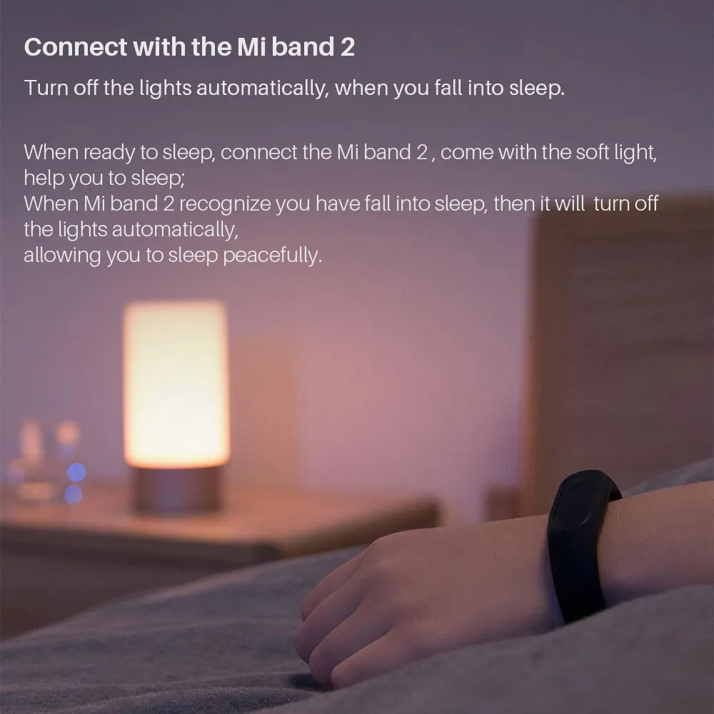 Yeelight Xiaomi прикроватная лампа MJCTD01YL Светодиодная настольная умный свет сенсорное