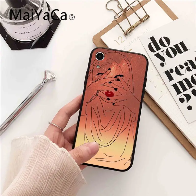 Maiyaca мусульман Gril/глаза на руку люксовый уникальный дизайн ч для iPhone 8 7 6 6S Plus X XS