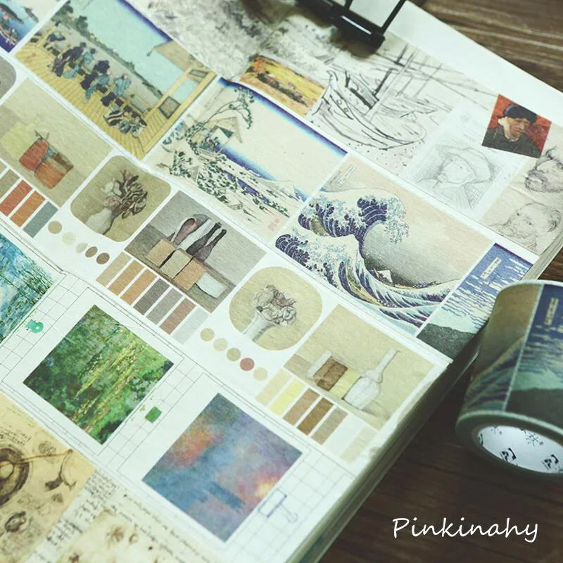 Клейкая лента для скрапбукинга 40 мм * 7 м|label masking tape|washi tapemasking tape |