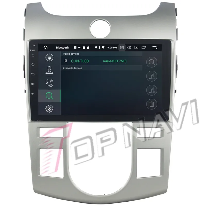Topnavi Octa Core Android 9 0 Автомобильный GPS навигатор для KIA CERATO FORTE 2008 2009 2010 2011 2012