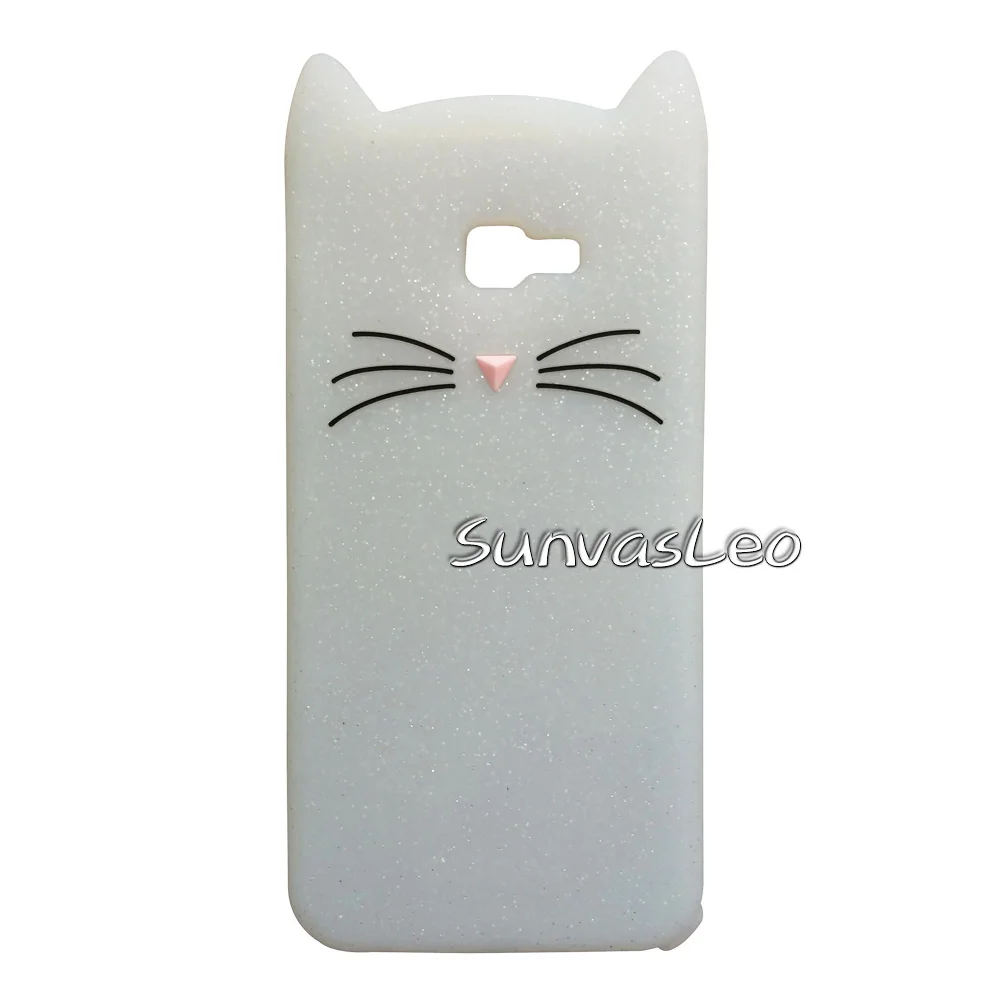 White Beard Cat Для samsung Galaxy J4+ J6+/J4 Prime J6 Prime 3D чехол Мягкий силиконовый чехол с мультяшным рисунком задняя крышка для телефона J4 Plus/J6 Plus - Цвет: White Beard Cat