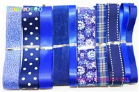 DARK BLUE 10 ярдов/набор- высокое качество маленький размер Разноцветные наборы лент/DIY ленты/DIY ткань - Цвет: DARK BLUE