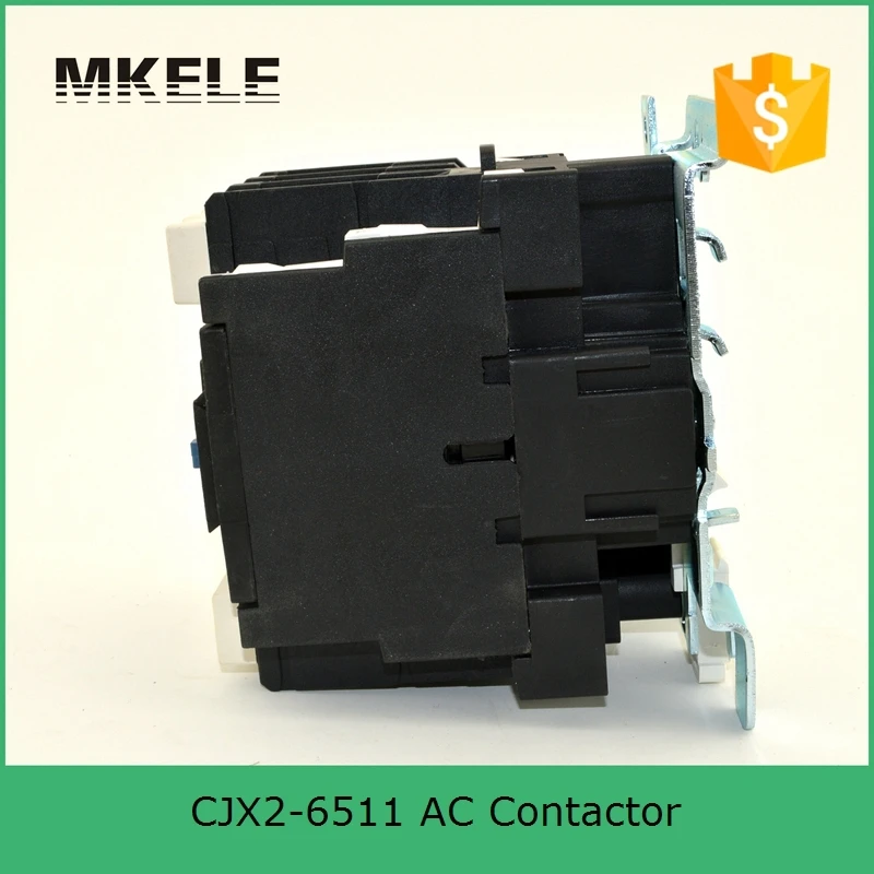 CJX2-6511 3 P + NO NC 65a Серебряный контактор 3-фазный 380 В 220 110 48 в 36 электрический