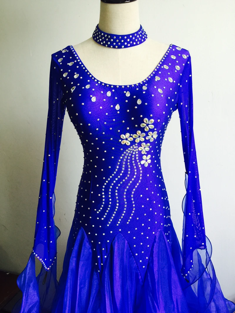 Женское платье для бальных танцев высококачественное танго вальса сценического