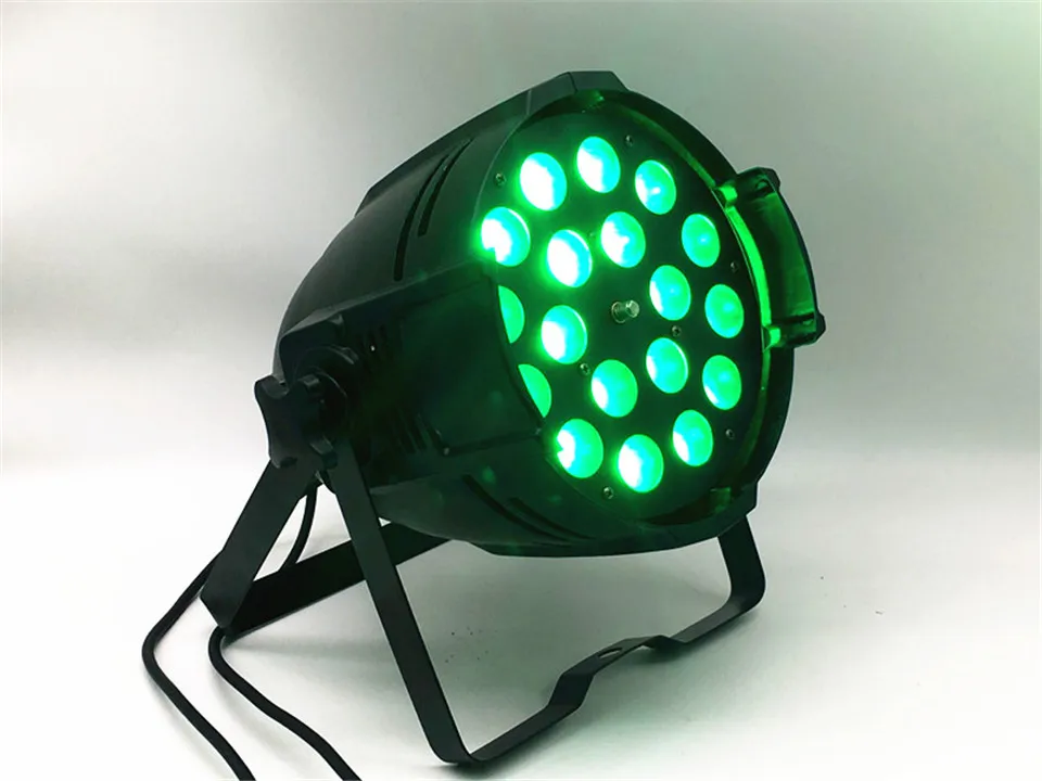 2 pz/lotto 18x18 Вт zoom par luce dmx luci dj 64 rgbwa uv 6in1 led для party дискотека | Лампы и освещение
