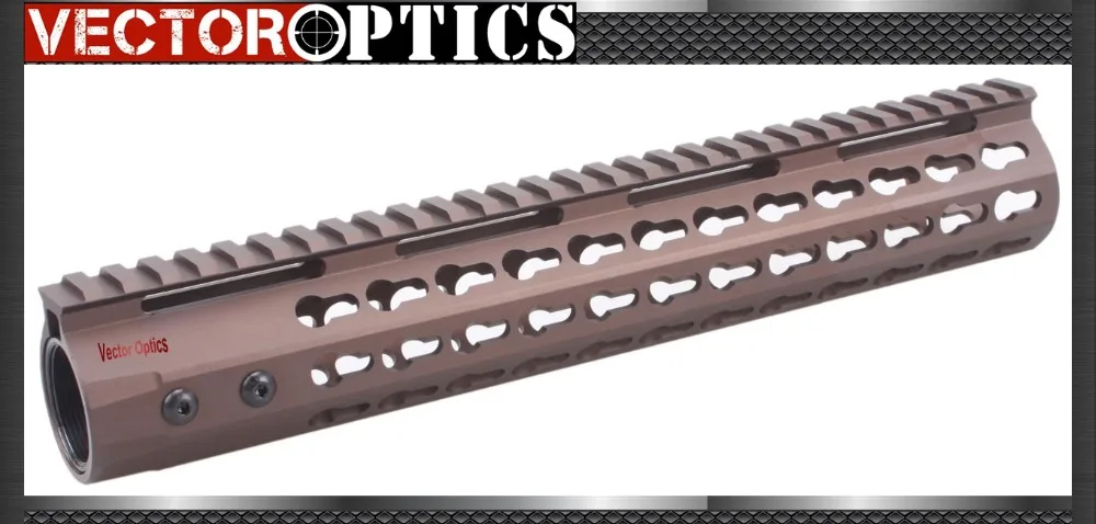 Векторная оптика GEN 3 KeyMod Slim 12 дюймов винтовка тактическая поплавок Handguard рейка крепление жженая бронза AR 15 M4 M16 аксессуары