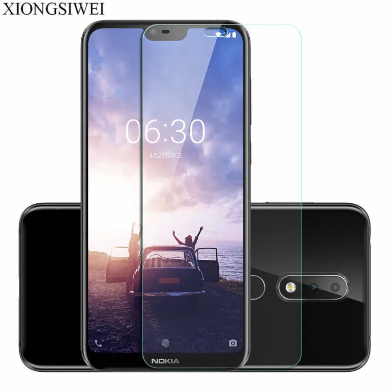 2 шт. закаленное Стекло для Nokia X6 2018 Экран протектор NokiaX6 TA 1099 пленка|Защитные