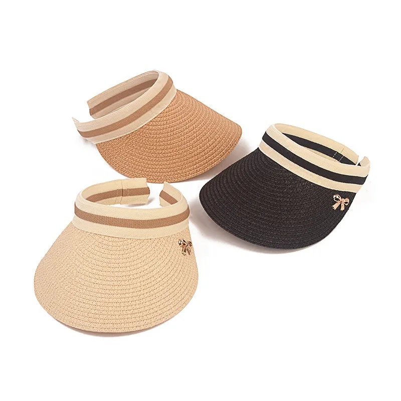 

Милая шляпа от солнца с бантом, женская пляжная шляпа с широкими полями, Соломенная Шапка с козырьком, кепка, летние шляпы для женщин, шапки, женская шапка, солнцезащитный козырек для девочек