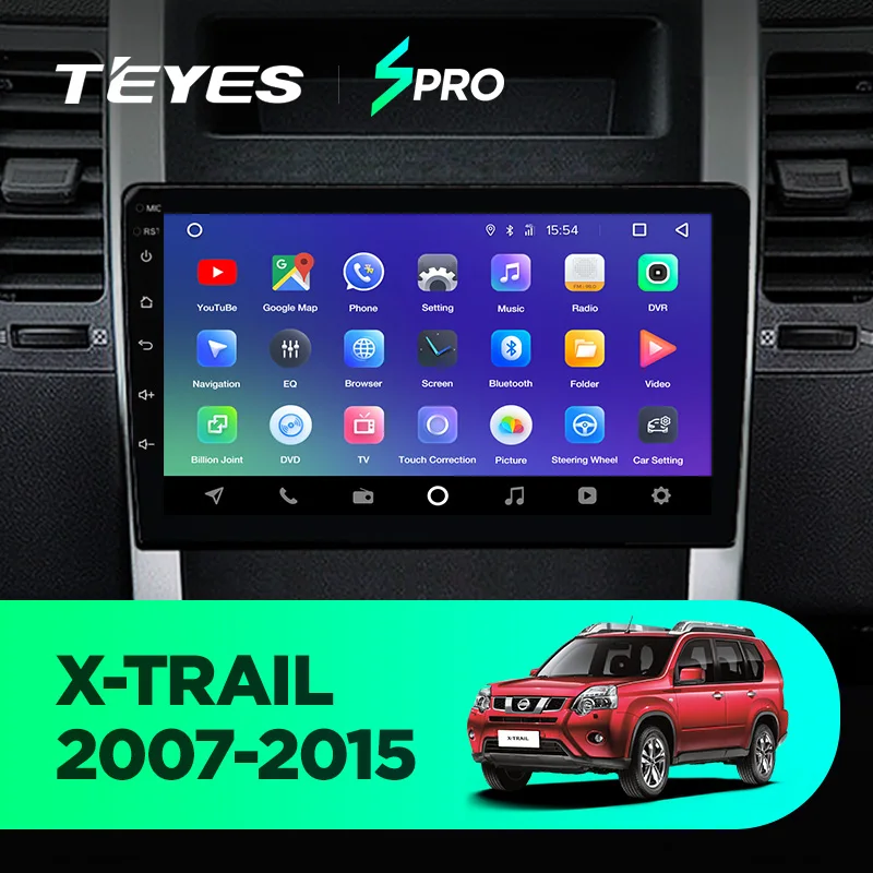 TEYES SPRO Штатное Головное устройство For Nissan X-trail 2007- GPS Android 8.1 aвтомагнитола магнитола автомагнитолы Андроид для Ниссан Х-Трейл 2 T32 T31 аксессуары штатная магнитола автомобильная мультимедиа