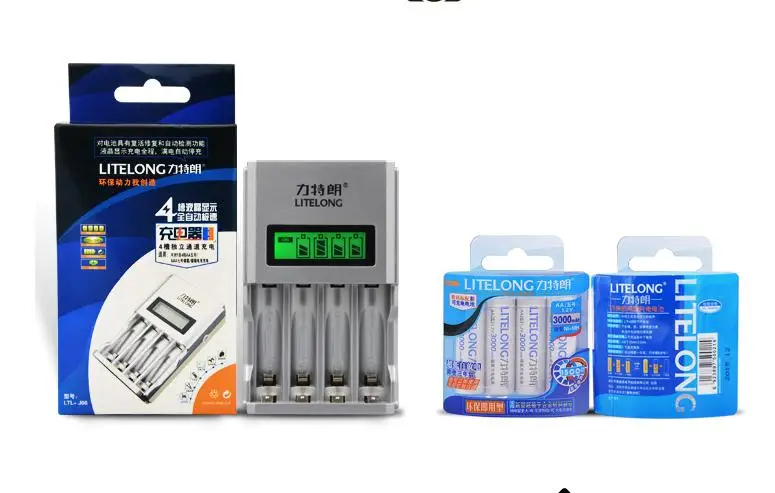 Оригинальная никель-металлогидридная аккумуляторная батарея LITELONG 8xAA 3000 мА · ч +