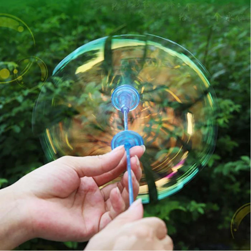 1 шт. забавная популярная мыльная пузырчатая красочная палка с пузырьками для