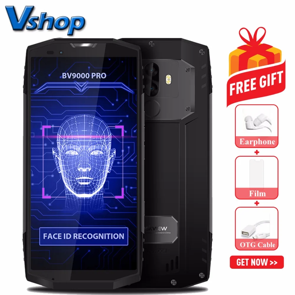Оригинал Blackview BV9000 Pro 4G мобильные телефоны Android 7 1 6 ГБ + 128 GB Восьмиядерный IP68